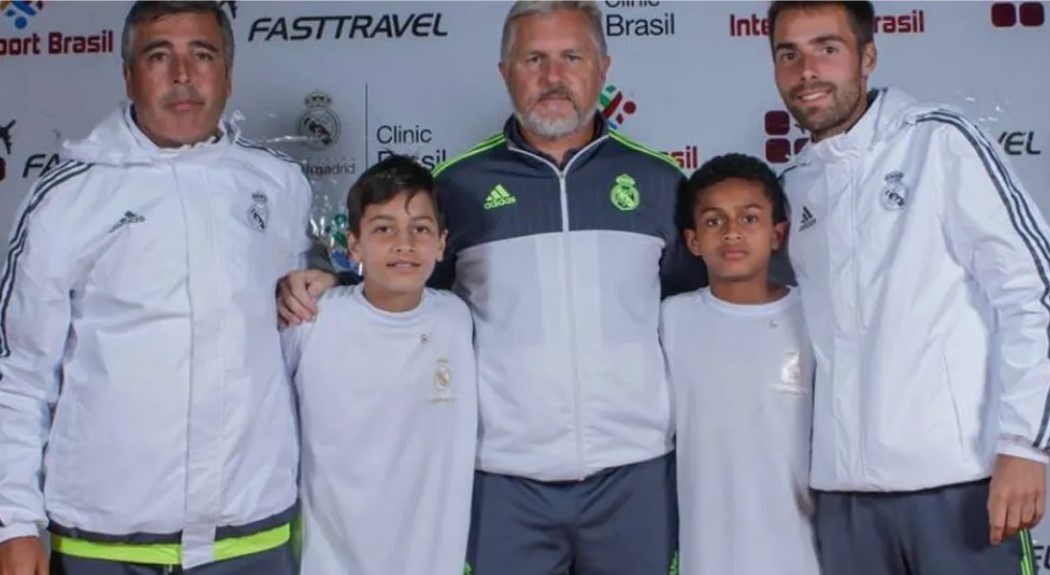 Un giovanissimo Wesley con la maglia del Real Madrid