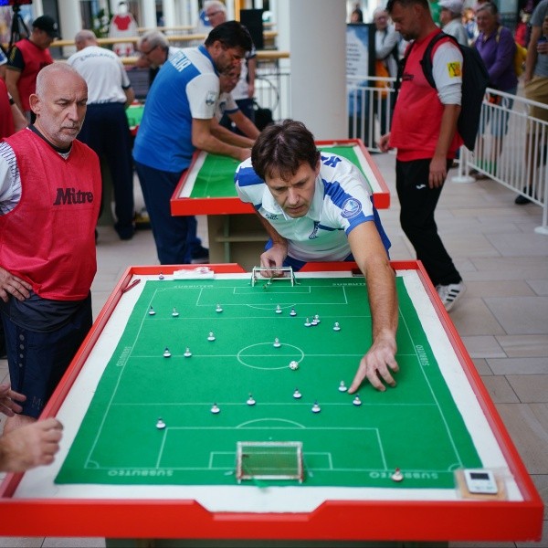 La Nazionale Italiana di Subbuteo all'opera