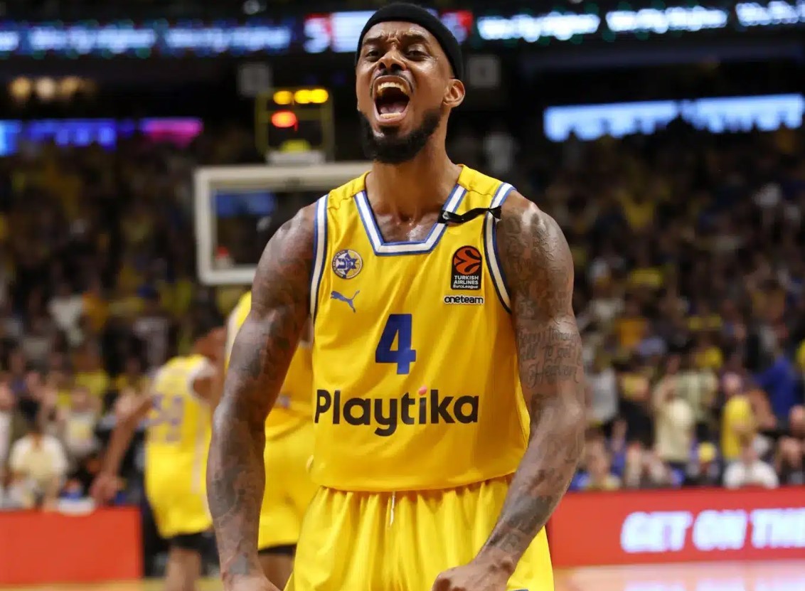 Lorenzo Brown, ai tempi del Maccabi Tel Aviv