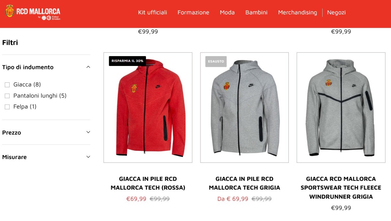 La felpa di Maduro è identica a quella del Mallorca