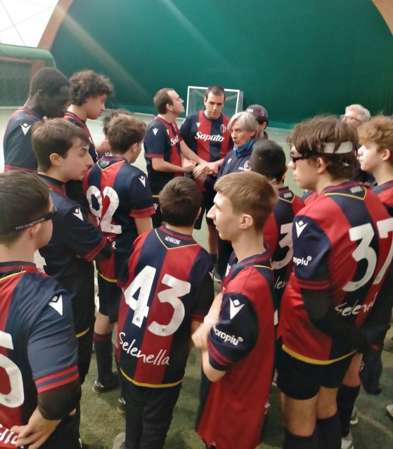 Una partita della squadra BFC Senza Barriere. Fonte foto: Facebook