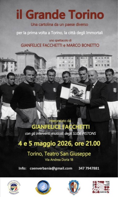 La locandina dello spettacolo teatrale sul Grande Torino