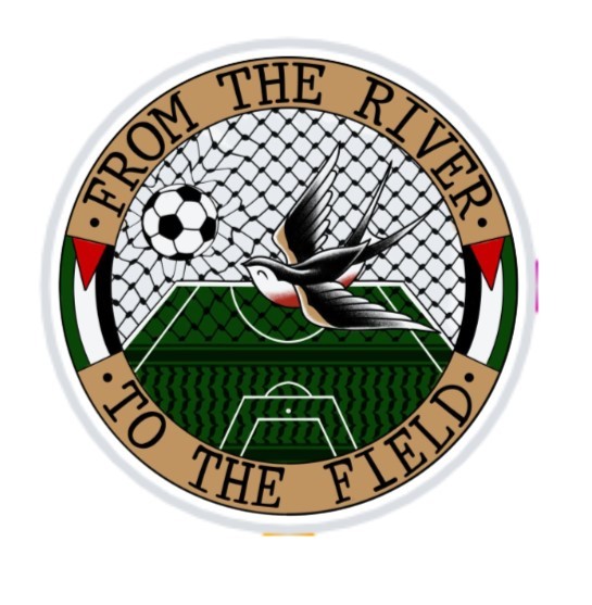 Il logo di From the River to the Field, il progetto sportivo popolare che vuole trasformare la solidarietà con la Palestina