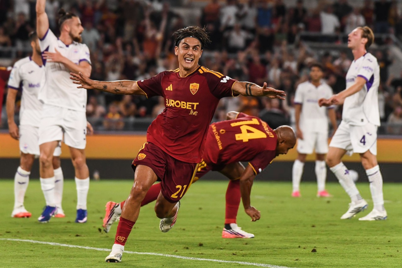 Paulo Dybala, protagonista di Roma Fiorentina