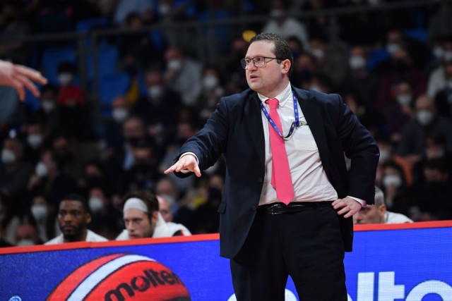 Marco Ramondino, coach della Bertram Derthona. Fonte Legabasket