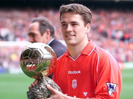 Michael Owen, maglia del Liverpool e Pallone d'Oro