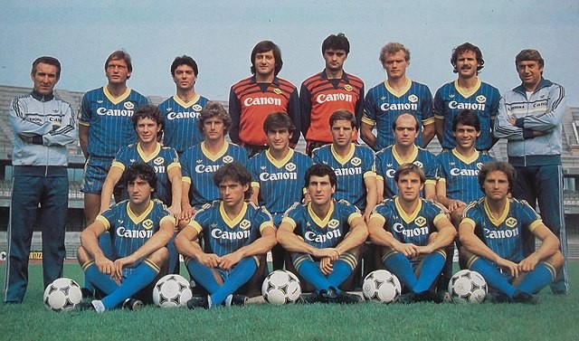 Lo storico Verona Campione d'Italia nel 1985