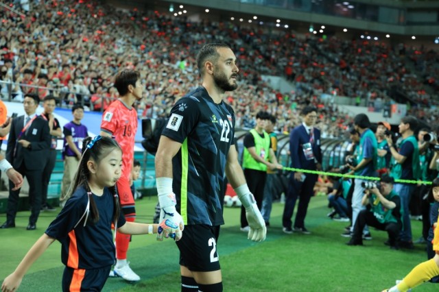 Rami Hamada, portiere della nazionale di calcio della Palestina